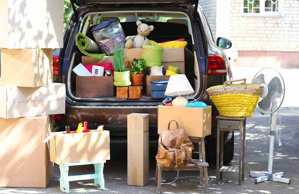 Storing items in vehicle transport