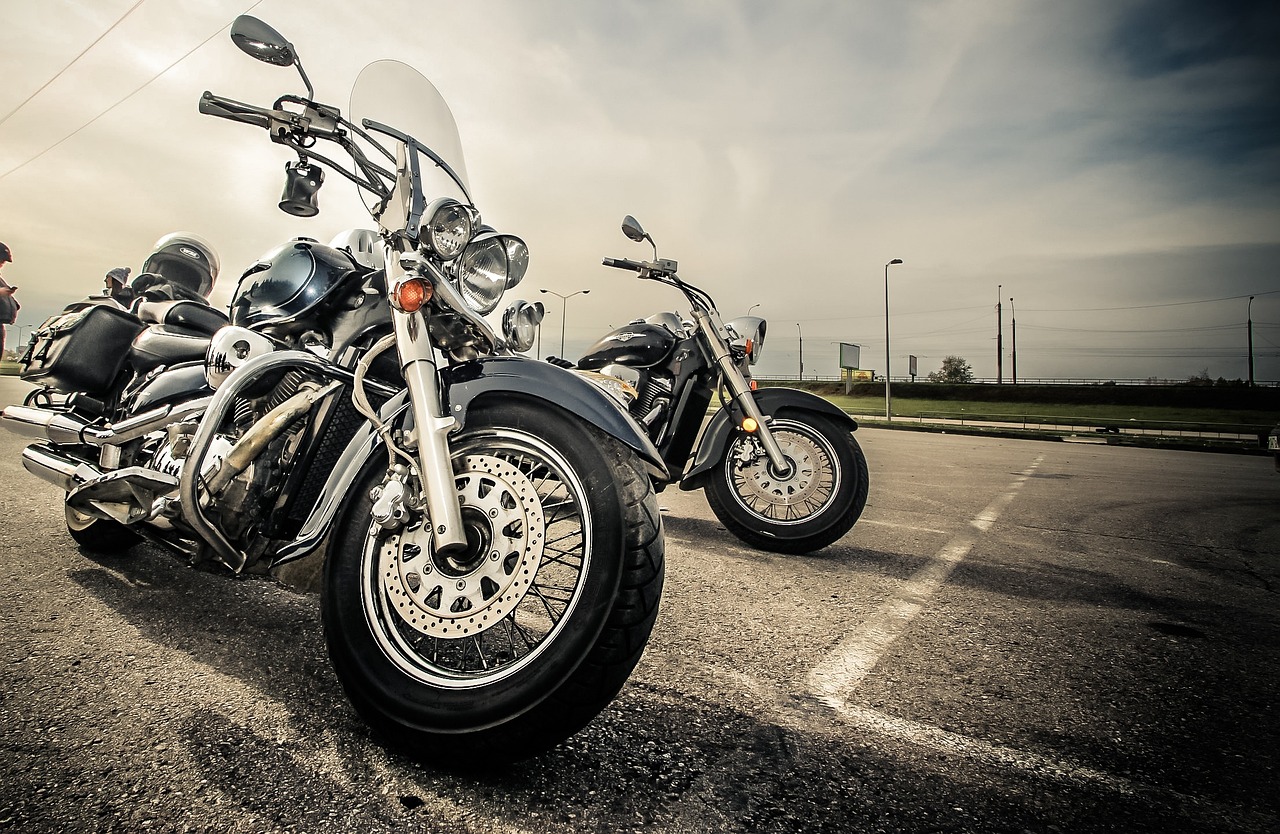 Motorcycle shipping: two motorcycles getting ready for transport.
